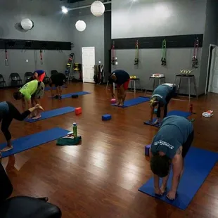 Yoga is an essential part of our weekly training.