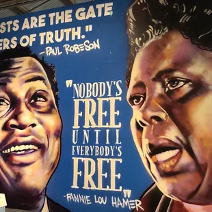 Nobody&apos;s free until everybody&apos;s free.