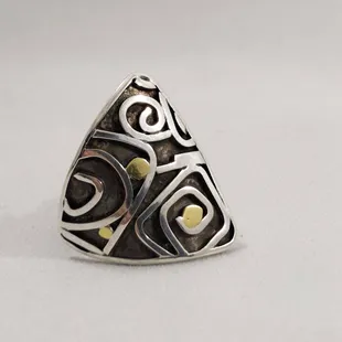 Tribal Ring #4 by Carole Bucklew