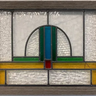 Re-framing of Stained Glass Panel