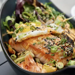 Rice Bowl with Miso Baked Salmon