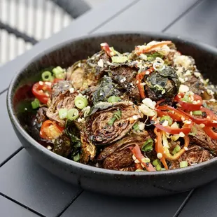 Crispy Fried Brussels Sprouts