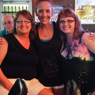 At Stueby's with Ronda, Chelsea and myself. Its always a fun time. Stueby's has awesome sandwiches +.