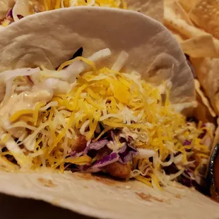 Honey Chipotle chicken tacos
