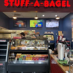 Interior where you order