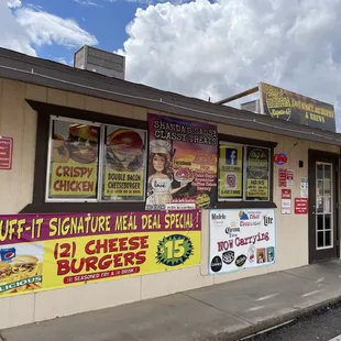 Entrance to restaurant.