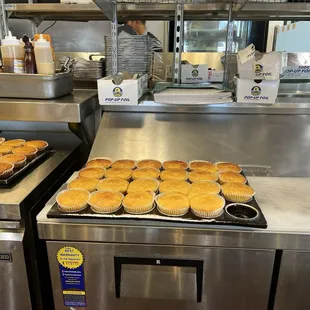 Cornbread muffins are fire
