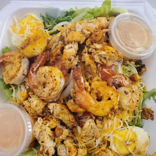 a plate of food