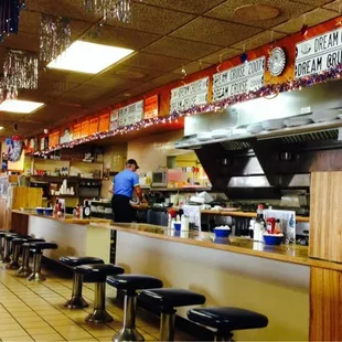 Patriotic mode for an iconic kind of place.