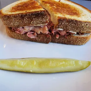 My sister&apos;s Dentimoore sandwich.  She opted fries and had soup instead also.  Saturday 2/4/2023