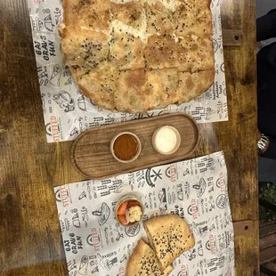 Large pie: 1/2 mixed cheese 1/2 sojouk Egyptian style Ground Beef Hawawshy