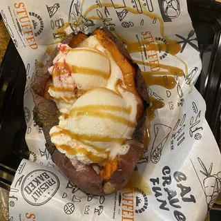 Sweet Potato with Ice Cream