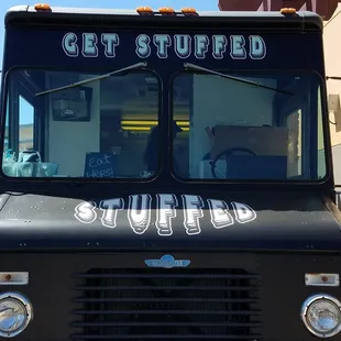 the front of the truck