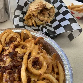 Curly Loaded Bacon Fries