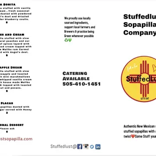 Our menu