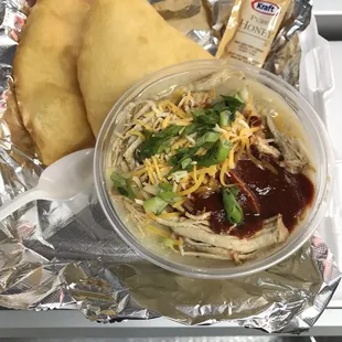 Pozole with Sopapillas