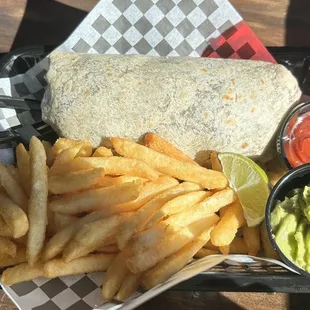 Papas Fritas Chorizo Burrito