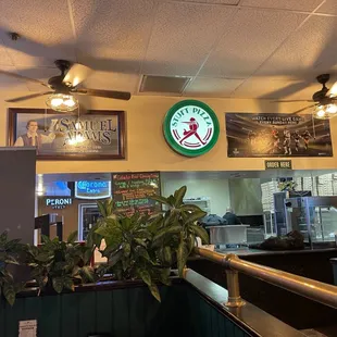 the interior of a restaurant