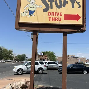 Stufy's.  Historic sign.