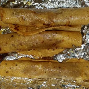 Greasy taquitos... soooo good!