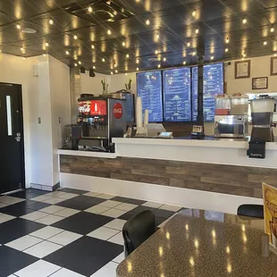 interior, sushi and sashimi