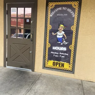 outside