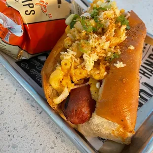 Crab Mac Dog Wrapped