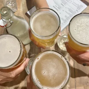 Beers we ordered