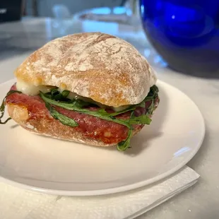 Sopressa Sandwich on Ciabatta, a sandwich Italy can be proud of!