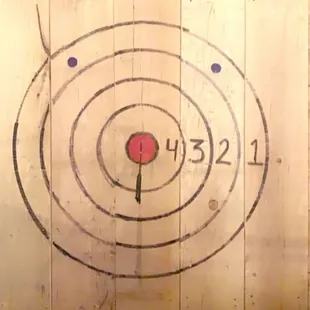 a target in the center