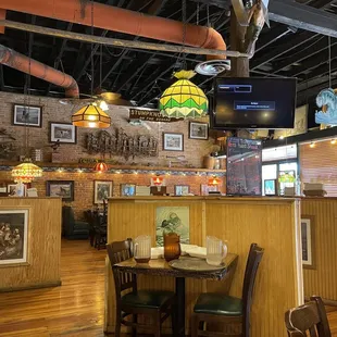 a dining area