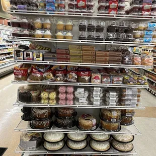 Bundt cakes , pies pies pies , also large selection of fun cupcakes