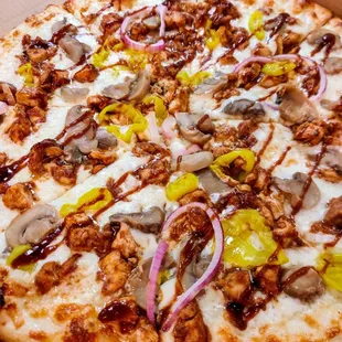 a pizza in a box