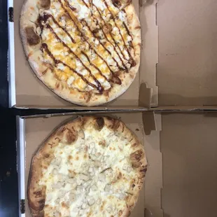BBQ Chicken Pizza Chicken Parmesan Pizza