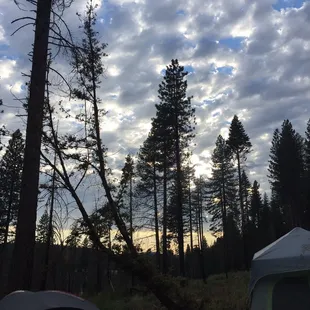 View of the sky from site 23