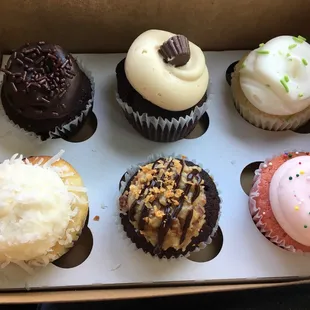Love their cupcakes! Chocolate, Peanut Butter, Lime, Coconut, German Chocolate, Strawberry!