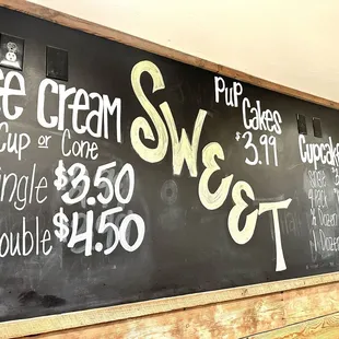 2024 Sweet Shack Menu