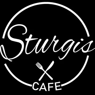 the logo for sturgis cafe