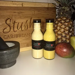 While our truck is down you can try out our signature sauces at home. Just visit our website to order. www.stushfood.com