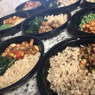 Vegan meal prepping