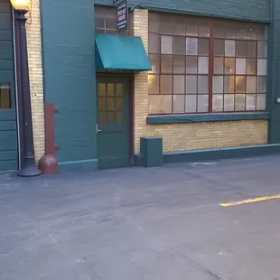 Entrance to gallery from the alley off 10th Street