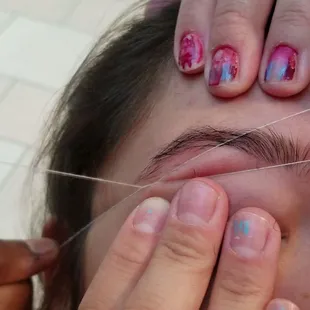EYEBROW THREADING