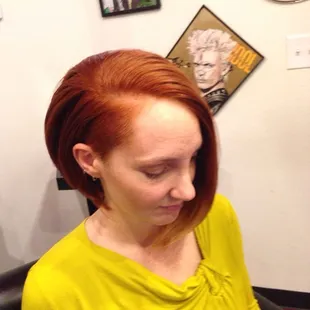 Edgy client cut/colour by Tammie