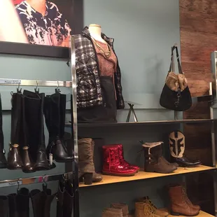 Lots of styled outfits and cute displays