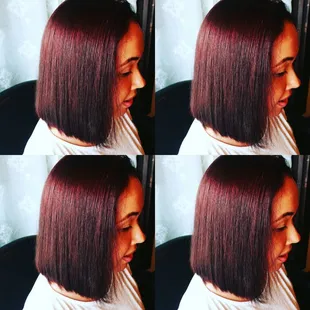 Mahogany inverted bob