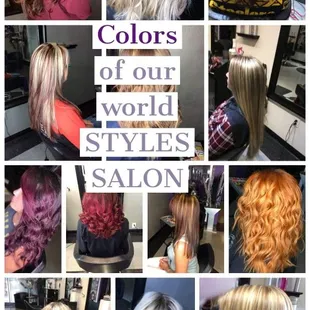 At Styles hair salon, Color is our passion.