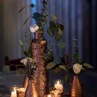 Downtown Phoenix Wedding with Butterfly Petals floral