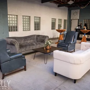 Cigar Lounge created with Vintage Chic Rentals.