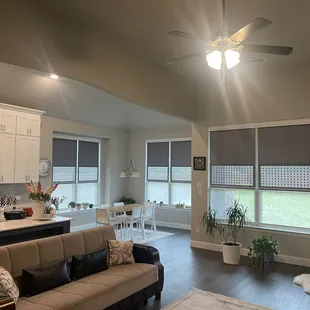 Dual System Roller Shades(Laser Cut Shades &amp; Sheer)