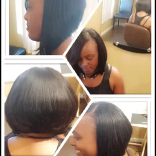 Sew in A line bob